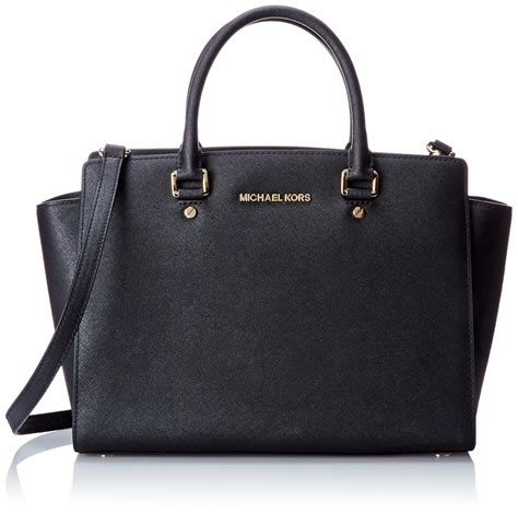 sac selma noir michael kors|michael kors selma.